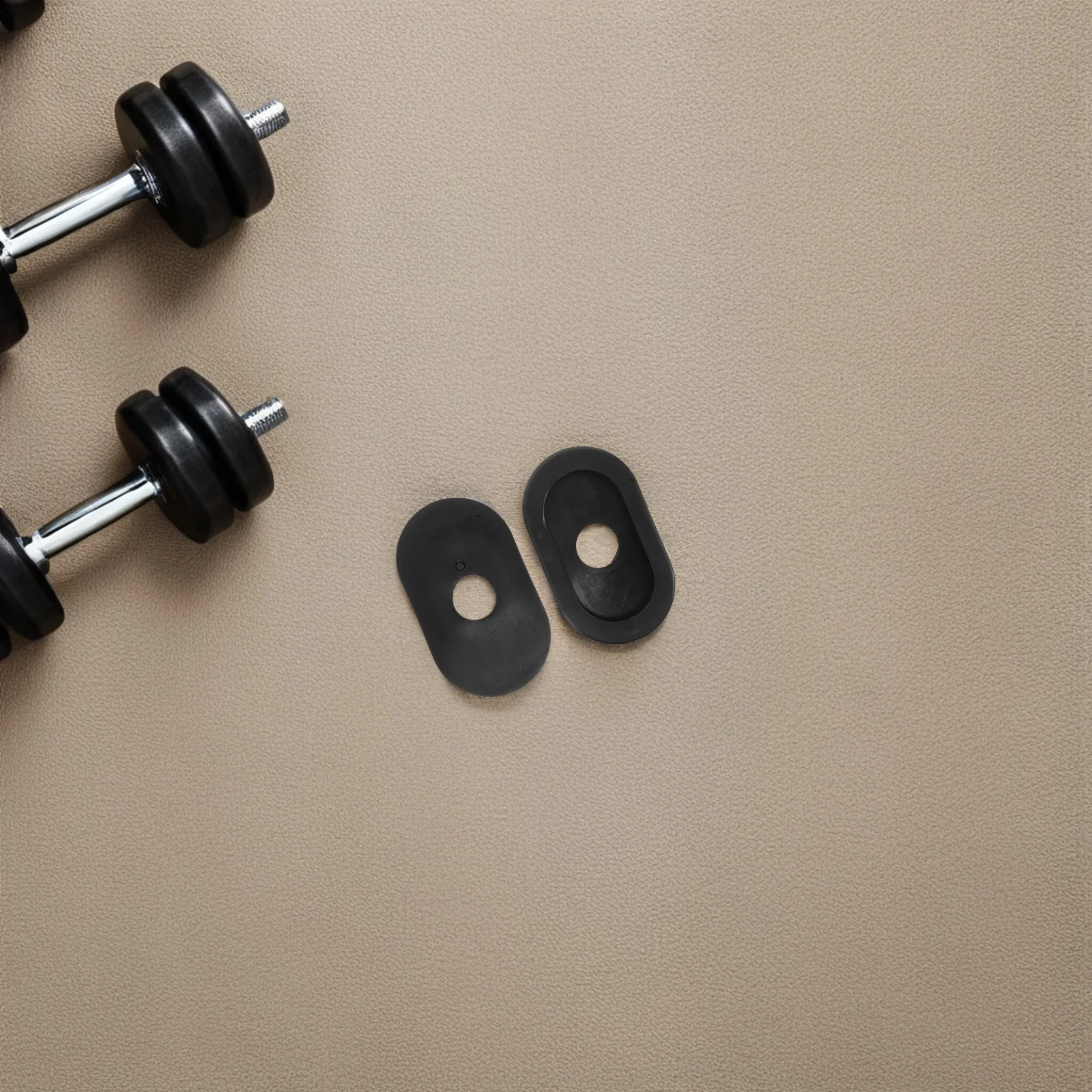 

3Pcs Training Equipment Support Mat Antislip Nonslip Fitness Equipment Floor Protector for Home and Professional Gyms