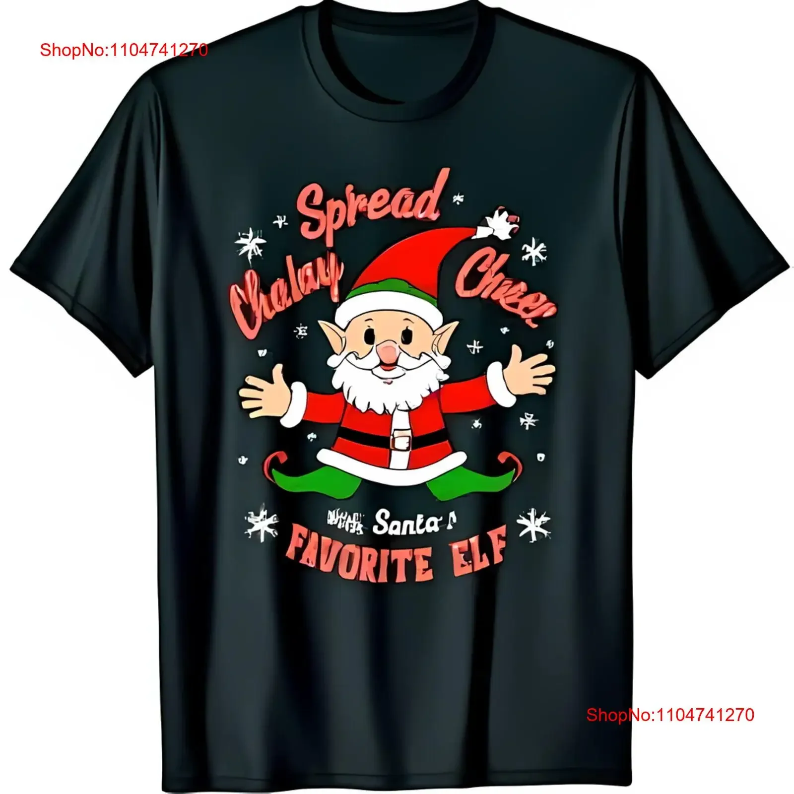 

Festive Black T Shirt with Cartoon in Santa Suit Holiday Cheer vintage Washed Comfortable homme Unisex graphic designer clothes