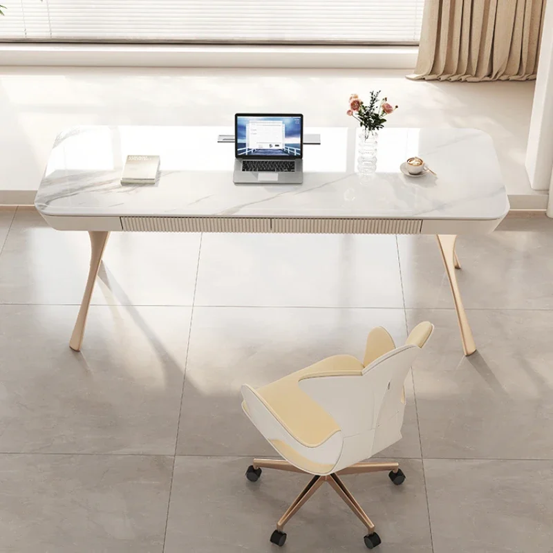 المنظمون مكتب مكتب فاخر غرفة الدراسة الحديثة الحد الأدنى تخطيط منزلي صغير مصمم فرنسي أثاث ما بعد الحداثة