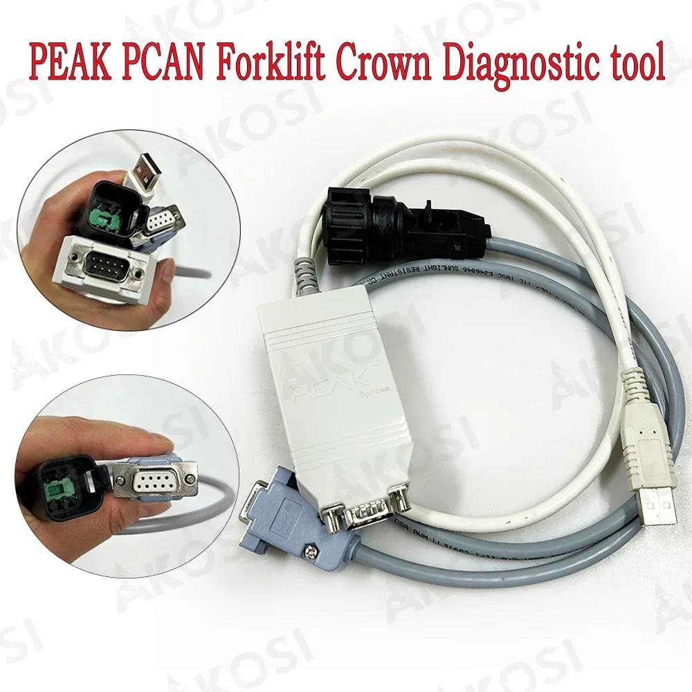 

For Crown and Linde VNA Series Forklift Truck CAN Interface RCAN-USB Resource Tool for Still for Mitsubishi Diagnostic Tool