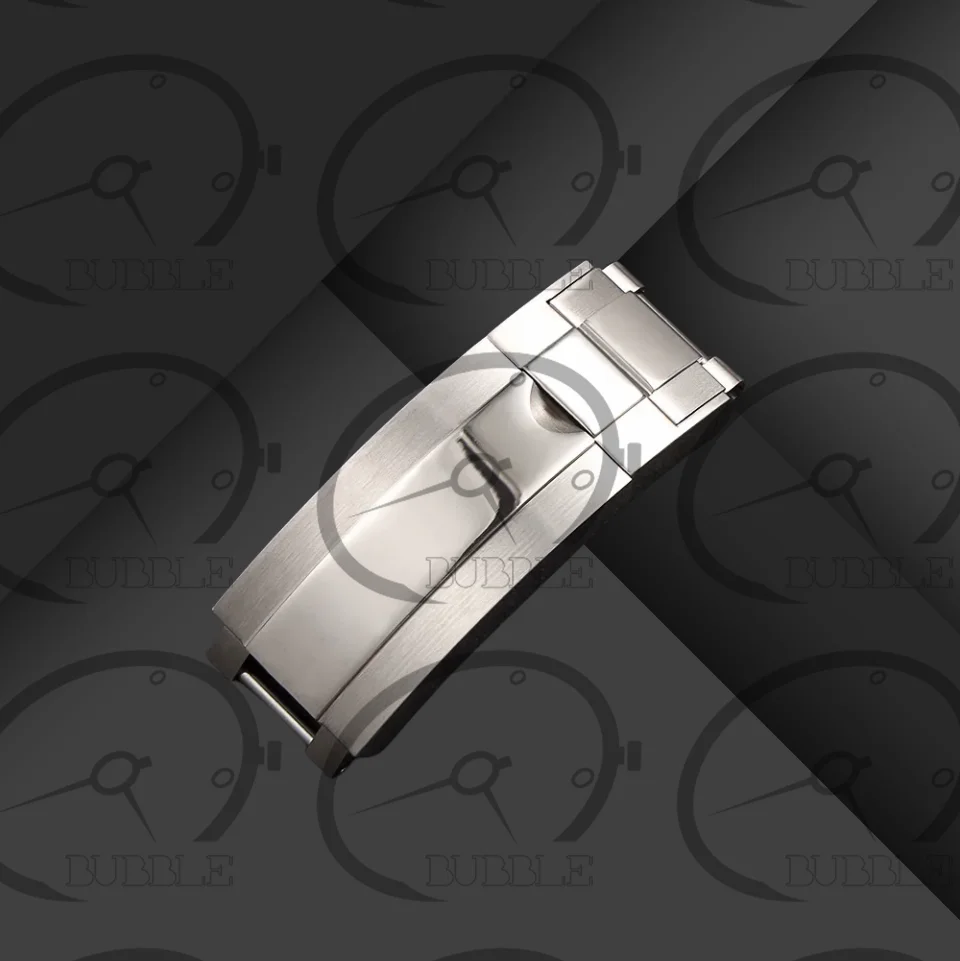 Chiusura a scorrimento con fibbia pieghevole in acciaio inossidabile da 16MM adatta per submariner di ruolo Oysterflex Daytona GMT cinturino per cinturino chiusura di distribuzione