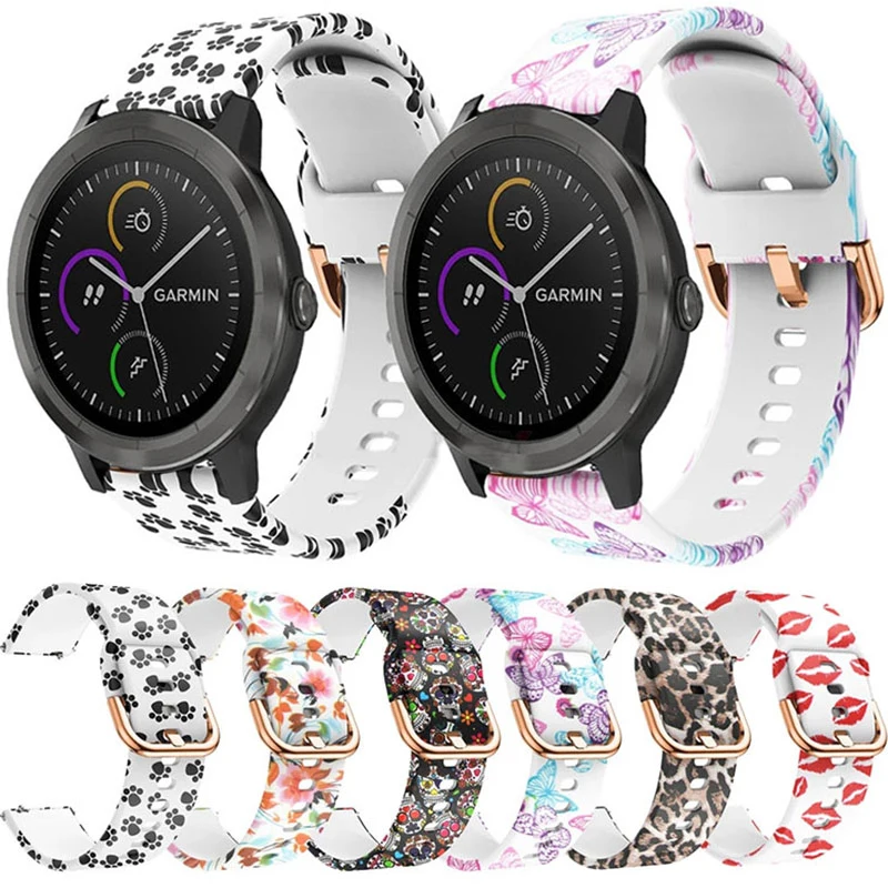 Pulseira para Garmin Forerunner, 20mm, 245, 245M, 645, Vivoactive 3, Vivomove HR, Music, Venu, Bracelete Move Style, Pulseira Correa