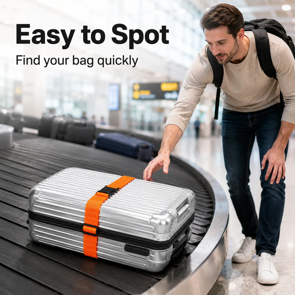 2Pcs Straight Shaped Luggage S - Travel Accessories Luggage Straps recension och pris