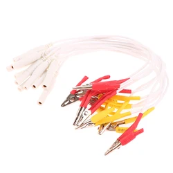 6pcs/lot Alligator Clip Cable, Acupuncture Needles Clip for Electronic Acupuncture Treatment Instrument