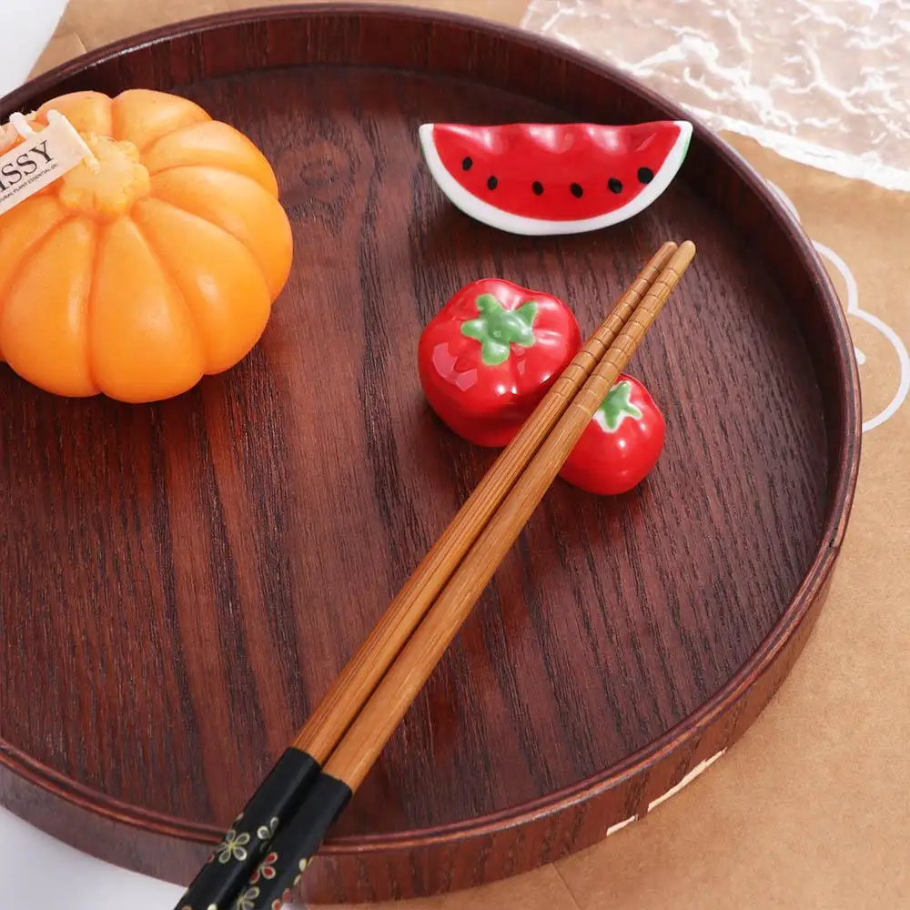 

Ingots Porcelain 2 Styles Rest Ceramic Spoon Fork Rack Tableware Chopsticks Holder Kitchen Tools