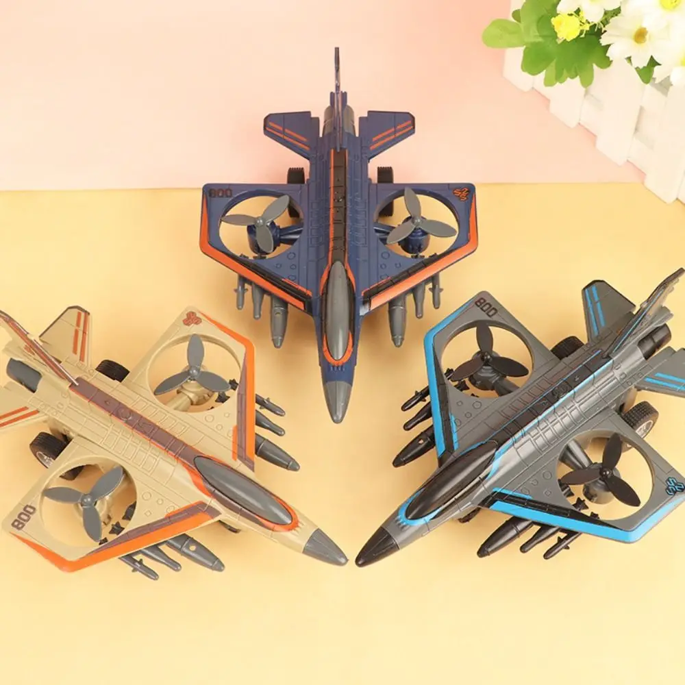 Symulator Myśliwca Zabawka Samolot Edukacyjny Napędzany Tarcie Samolot Zabawka Kreatywny Inercyjny Myśliwiec Zabawka