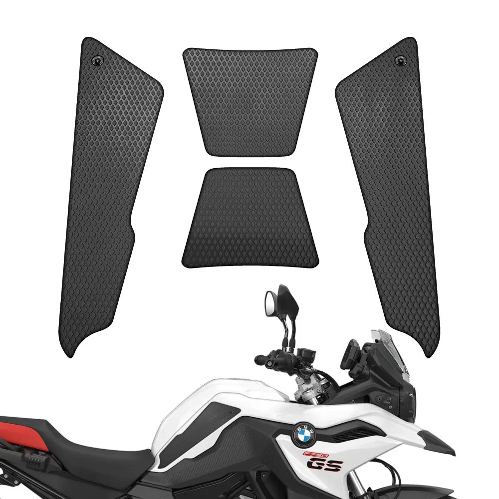 For BMW F750GS F850GS 2018 to 2025 F800GS 2026 Not ADV Motorcycle Tank Grip Side Decals Anti Slip Tank Pad Stickers For