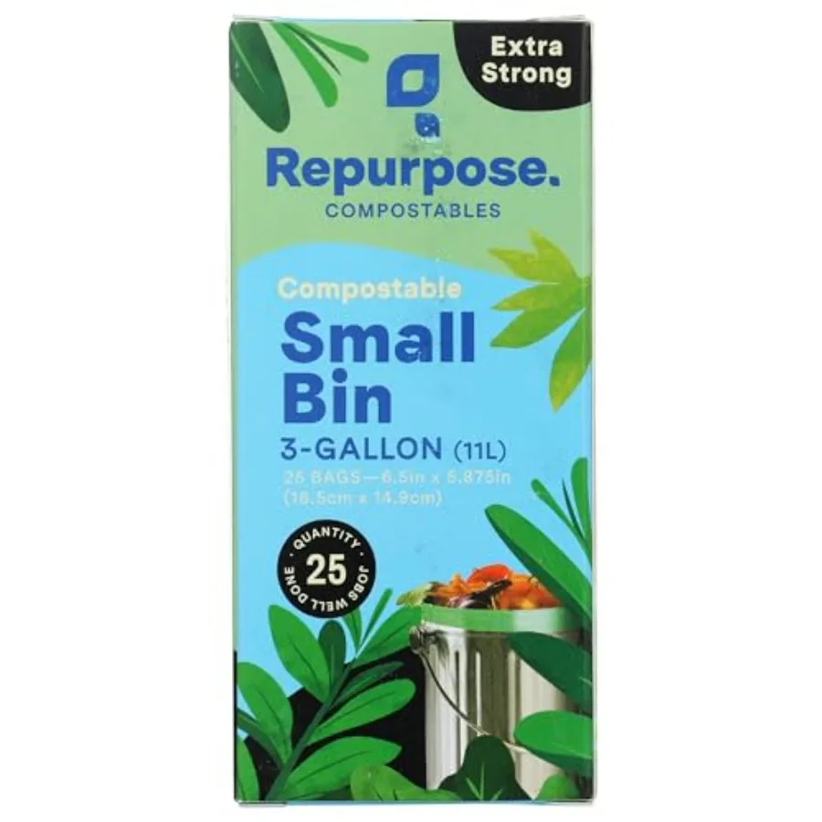 

Repure Comtable 3 Gallon Food Scrap Bags, 25 CT