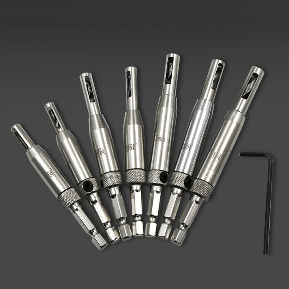 

4 pcs Self Centering Hinge Drill Bits 5/64 7/64 9/64 11/64 For Woodworking Tool Set Hinge Bit Woodworking Drill Bush