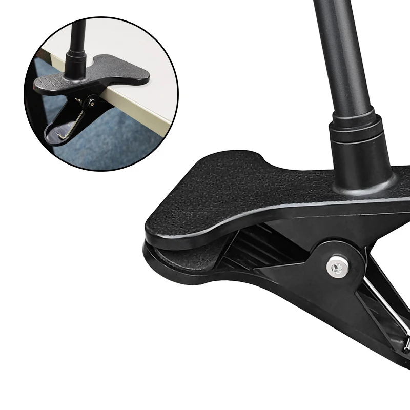 No Punching Portable Clip Mount Webcam Stand For Baby Monitor Camera Holder Home Flexible Twist Mounting Kit Camera Base