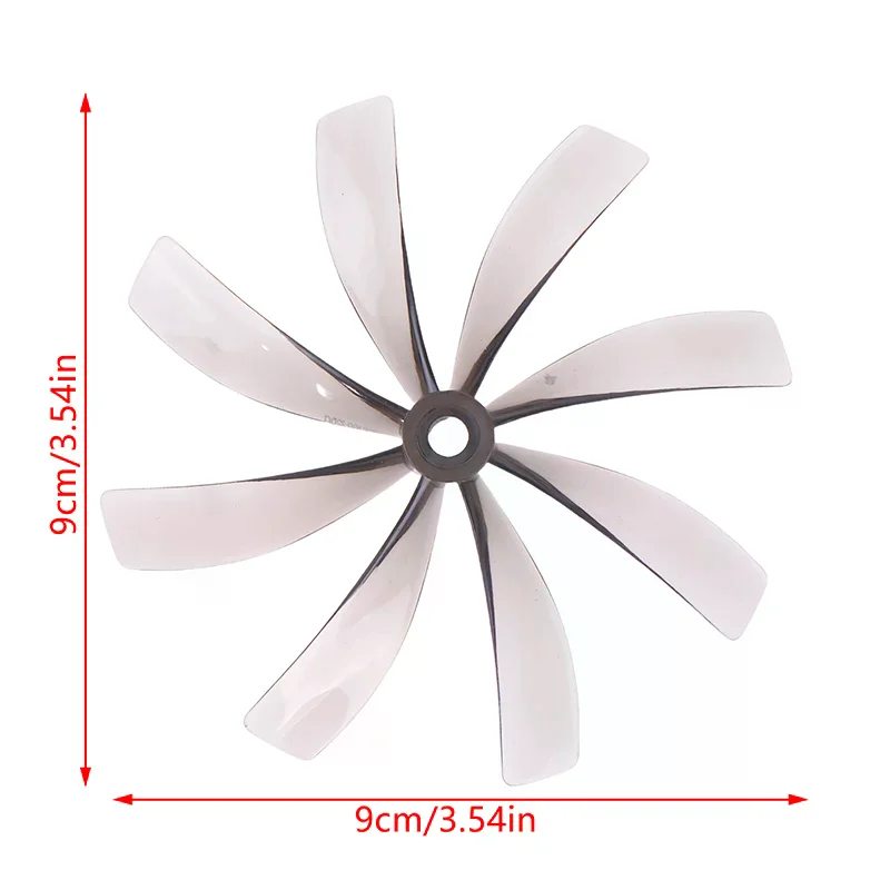 ใบพัด NEEBRC 8 แฉก CW CCW ขนาด 3.5 นิ้ว แบบ Cinewhoop แกน 5 มม. สำหรับโดรนแข่ง FPV ควอดคอปเตอร์ DIY จำนวน 2 คู่