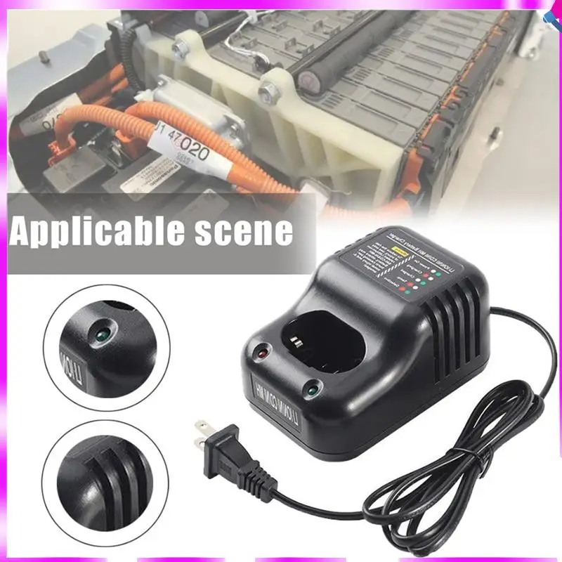 

N96R Fast Charger Black Charger 2In1 With Indicator Light For Paslode Lithium- Battery 900420 900420 Power Charger (US Plug)