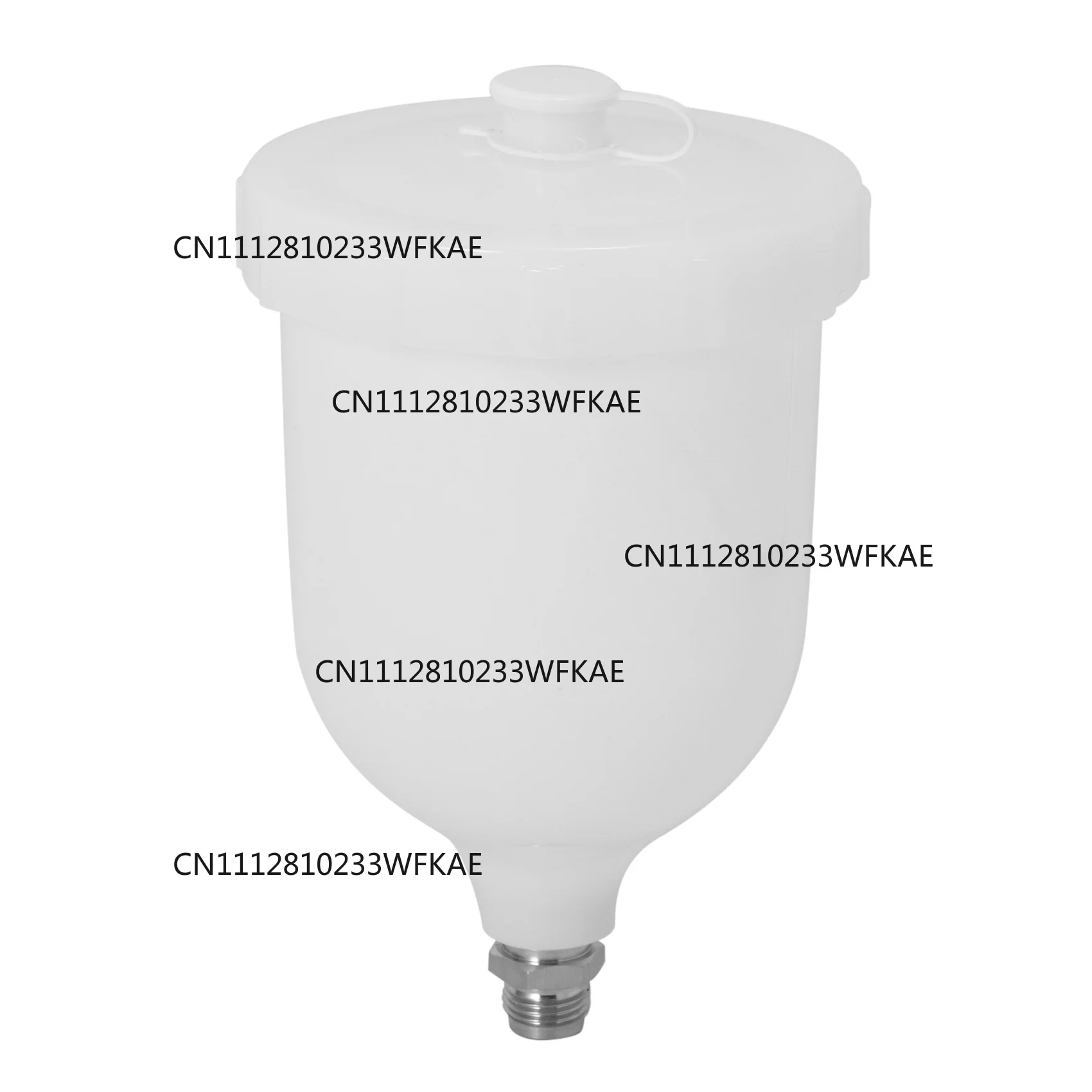Spray Gun Cup Replacement Pot 600ML For Devilbiss GTI / TEKNA Pro Pri FLG New