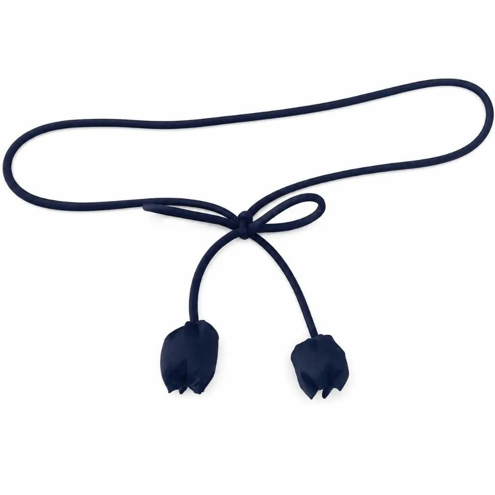 Stylish Cloth Tulip String Waist Belt Handmade Tie Up Dress Belt High-End Soft Fabric Waist Chain Sweater Strap
