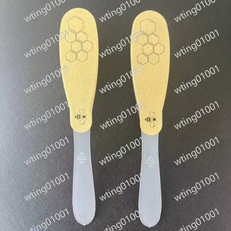 Transparent 12g Plastic Honey Container with Foil Film and Butter Spoon for Philippines Customer