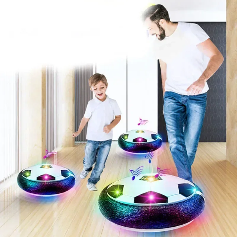 Hover Soccer Ball Toy for Children Electric Floating Football with LED Light Music Parent-child Outdoor Game Sport Toys for Kids