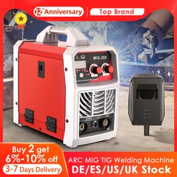 3-in-1 Digital ARC MIG TIG Welding Machine IGBT inverter Welder Gas No Gas Soldering for welding carbon Steel, iron, metals