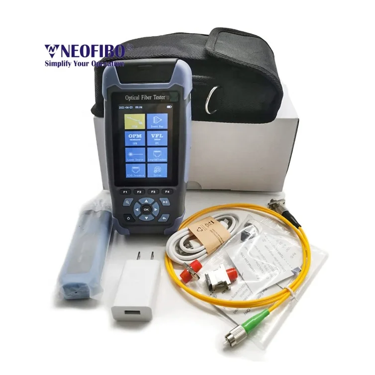 Neofibo OTDR Mini-Pro Multifunction Tester Built In OPM OLS RJ45 Test VFL Test Rang 5m-60Km Otdr 1625nm Mini Otdr