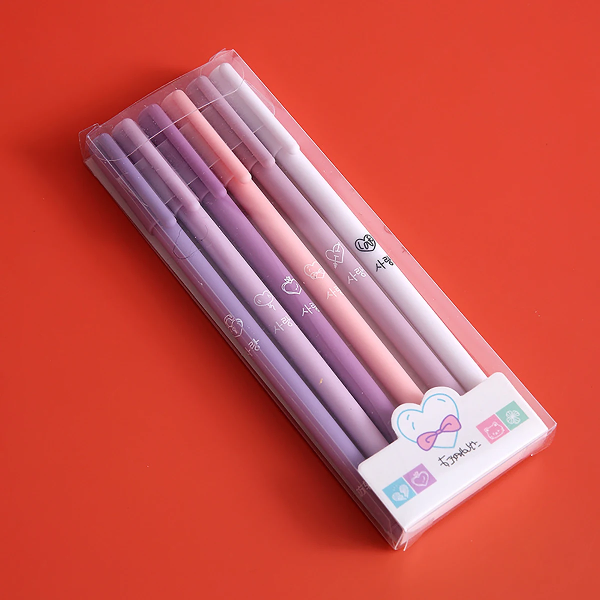 Cute Macaron Gel Pen Set, 0.5mm Fine Point Black Ink Aesthetic Writing Pens, Smooth Rollerball Stationery for Student Note Takin