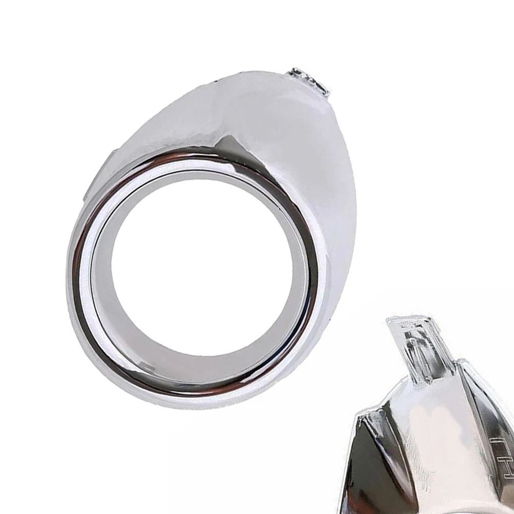 For Car Repair Fog Lamp Bezel Chrome Fog Bezel Direct Replacement Part Easy Installation No Programming Required