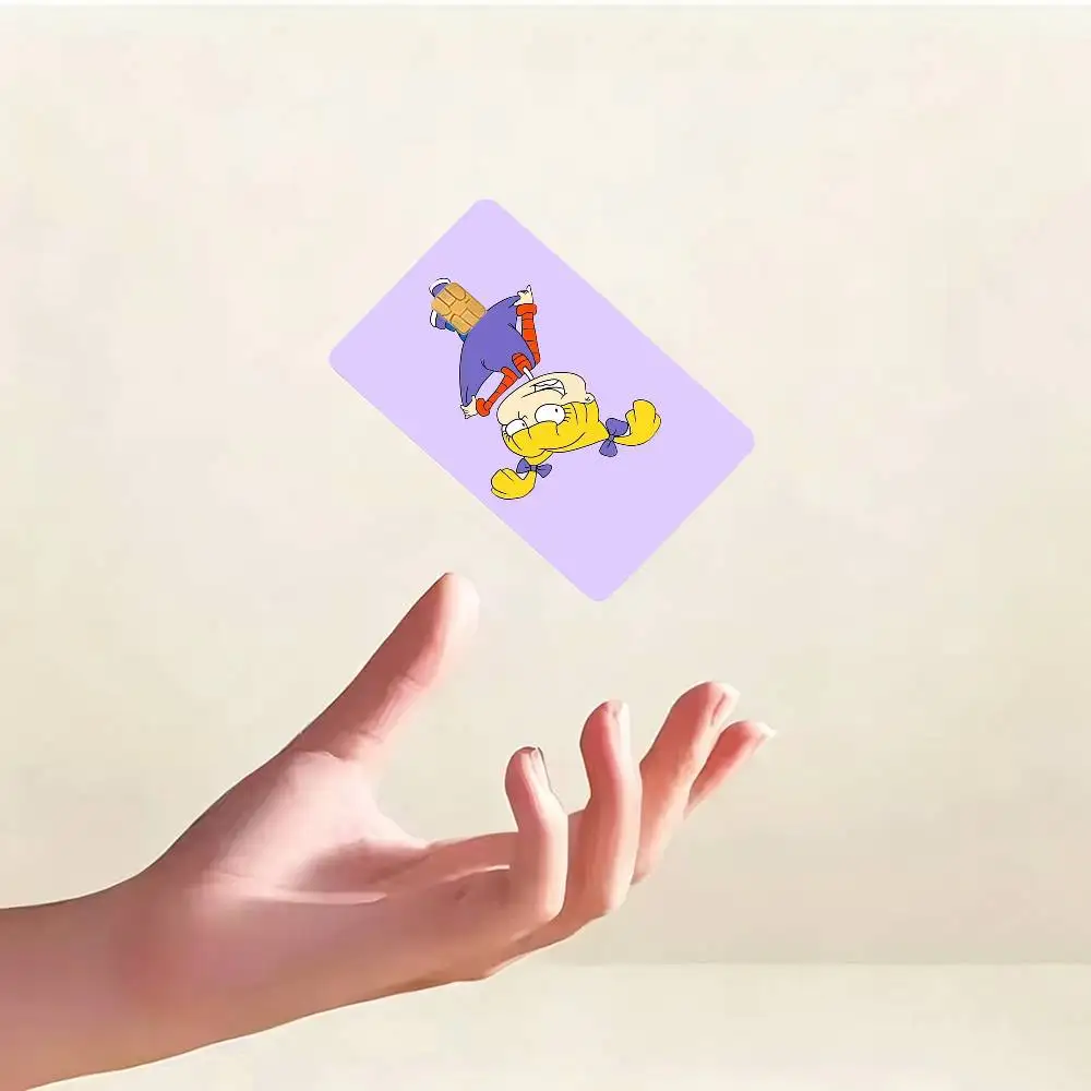 C-Cartoon A-Angelica Pickles HD Waterproof Credit Card Stickers Silicone Decals For Chip Game Cards Gift