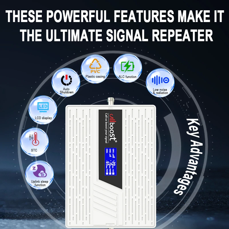 Callboost Tri-Band Band8/3/1 900/1800/2100 증폭기 GSM WCDMA UMTS LTE 900Mhz 1800MHz 2100MHz …