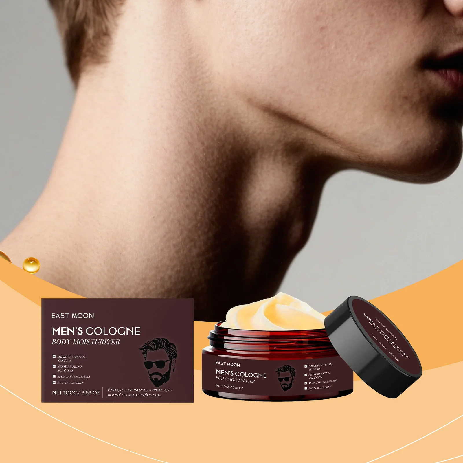 كريم ترطيب الجسم للرجال: ديبلي يرطب ويصلح، يقلل من خشونة الجلد، ويعزز حاجز البشرة، والملمس الطازج وغير الزيتي #2