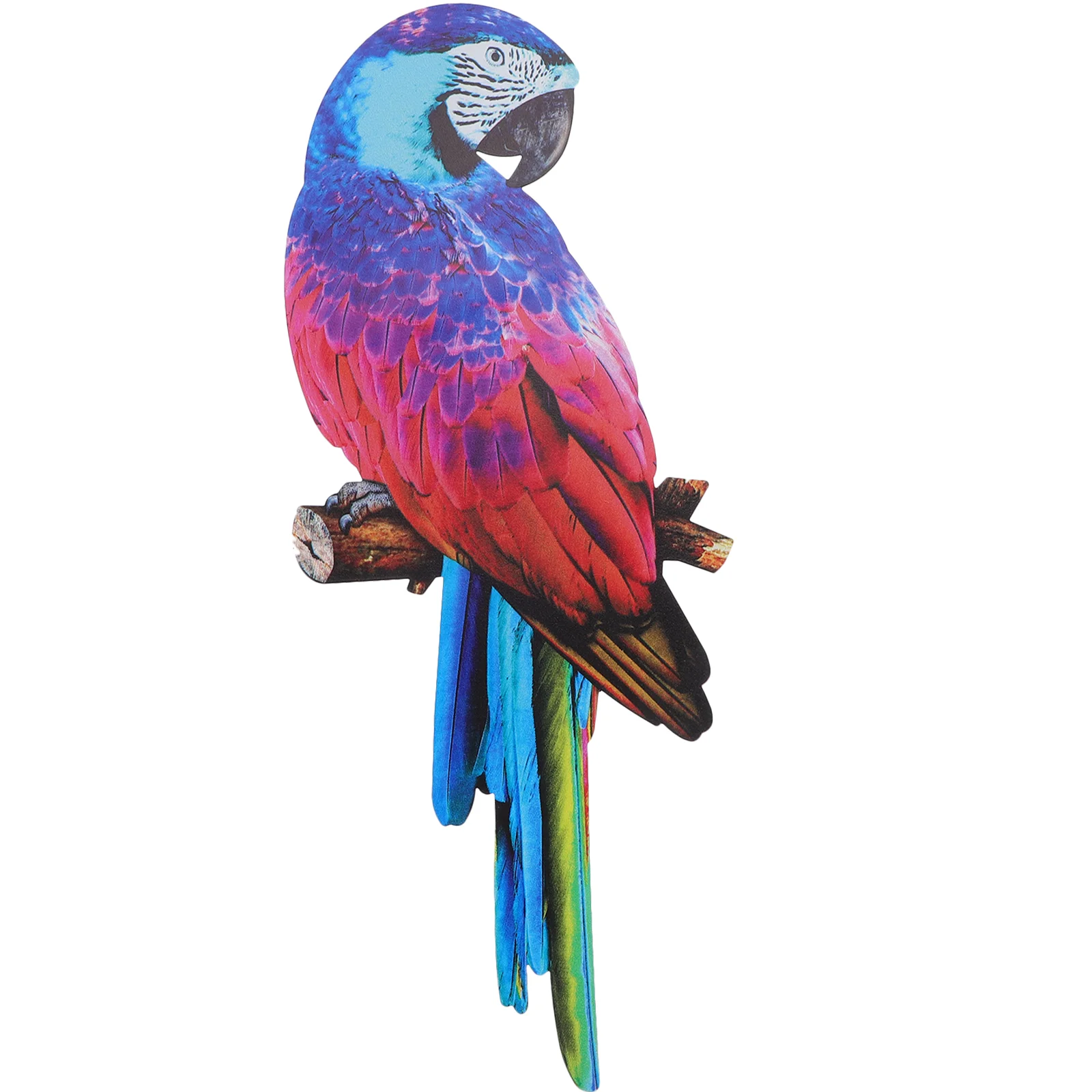 

Iron Parrot Pendant Birds 3d Outdoor Sculpture Statue Tropical Wall Sculptures Decor Hanging Crafts Decorative