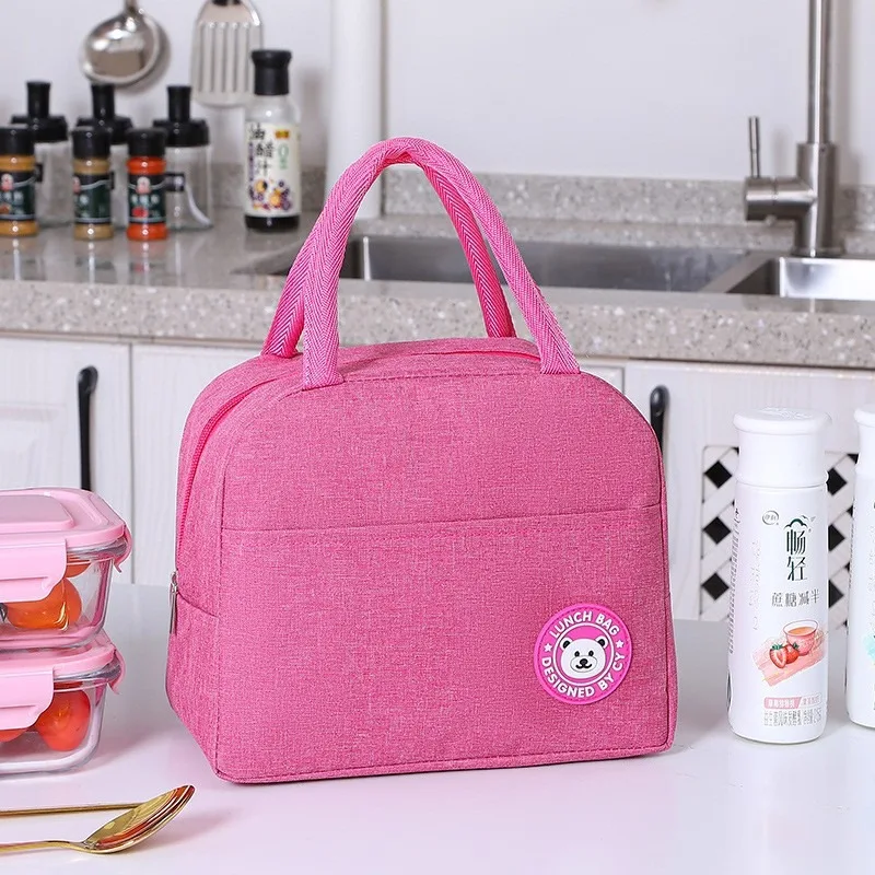 Kids Small Portable Thermal Lunch Bag Food Box Durable Waterproof Cooler Ice Insulated Case Cartoon Dinner Bag For Students