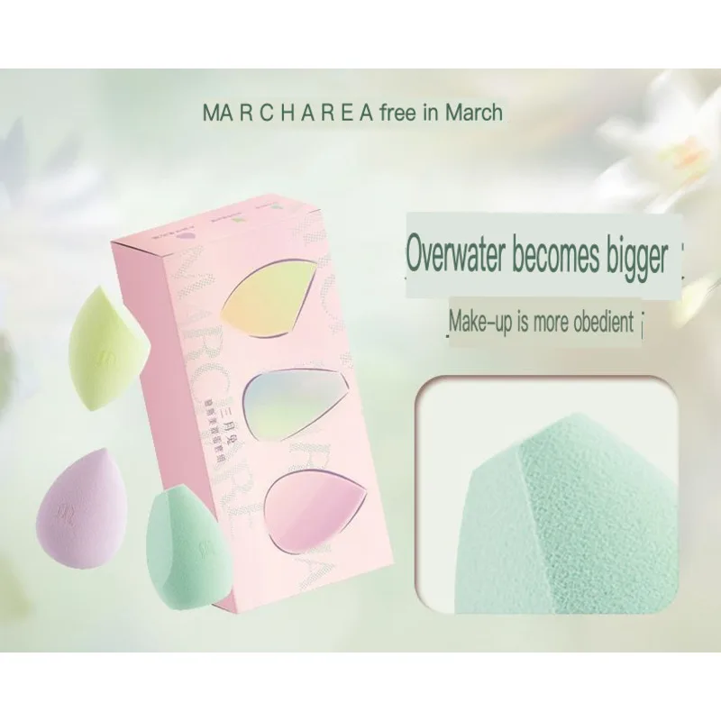 

March Rabbit /marchare Mousse Beauty Egg Is Not Easy To Eat Powder Sponge Super Makeup Egg, Dry And Wet Dual-purpose