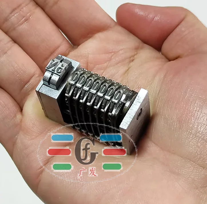 

2 Pieces/lot 7 Digits Backward 4x8 Roman Jump Mode GrandFa Printing High Quality Numbering Machine