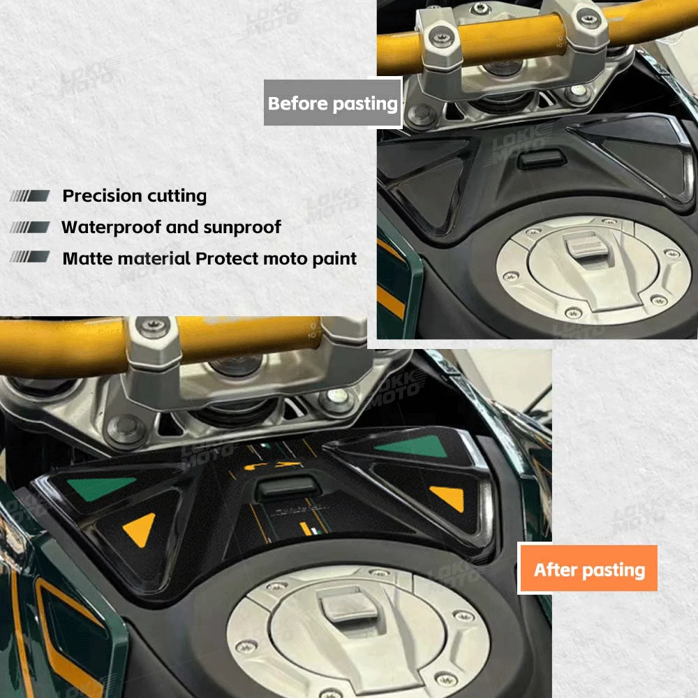 Motorcycle Accessories Frosted Glove Compartment Sticker Protect Anti-scratch Waterproof Decal For R1300GS R 1300 GS 2023-2026