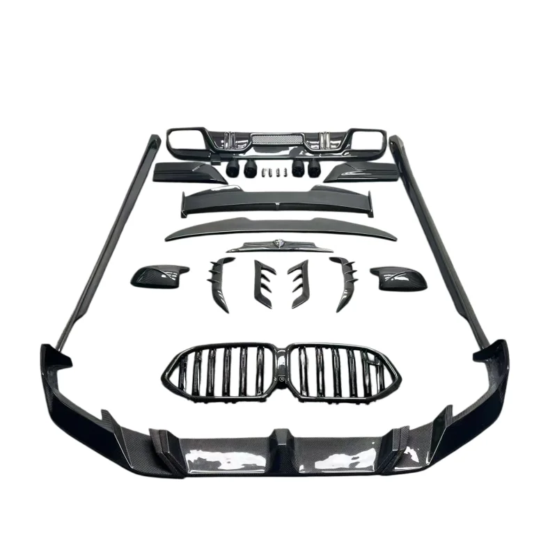 

High Quality Lightweight Car Upgrade Kit for BMW X6M F96 Modified with LD Style Carbon Fiber Body Kit for 2024 New Model
