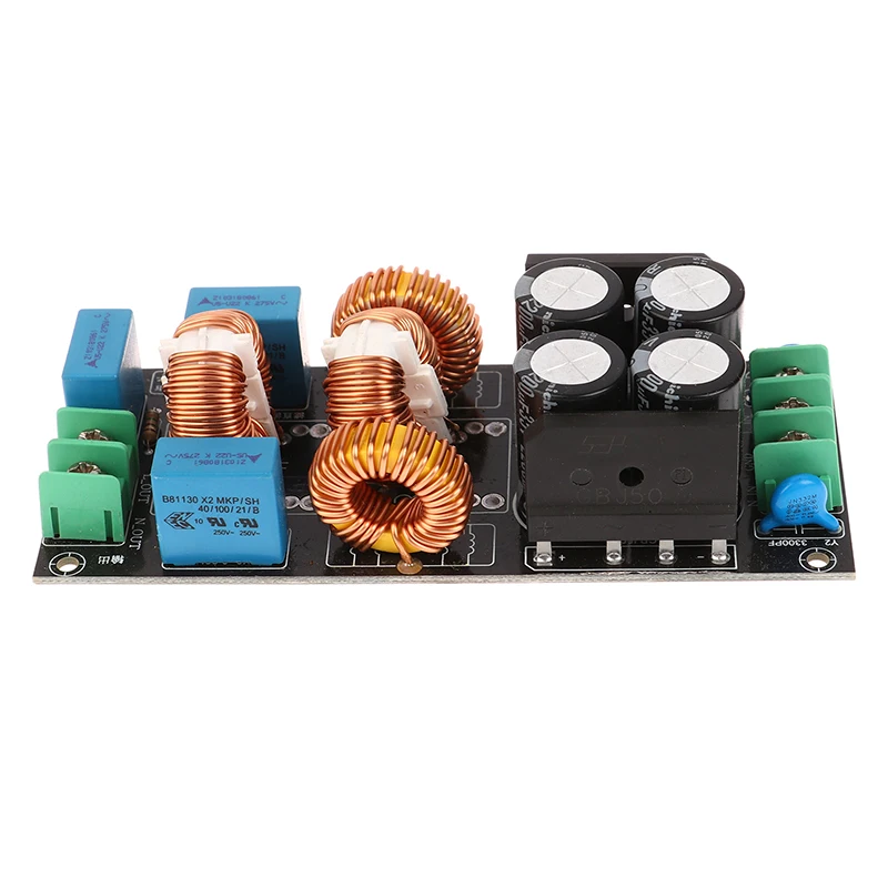4A AC Power Filter EMI Electromagnetic Interference Filter EMC High Frequency Power Filtering For Audio Power Amplifier