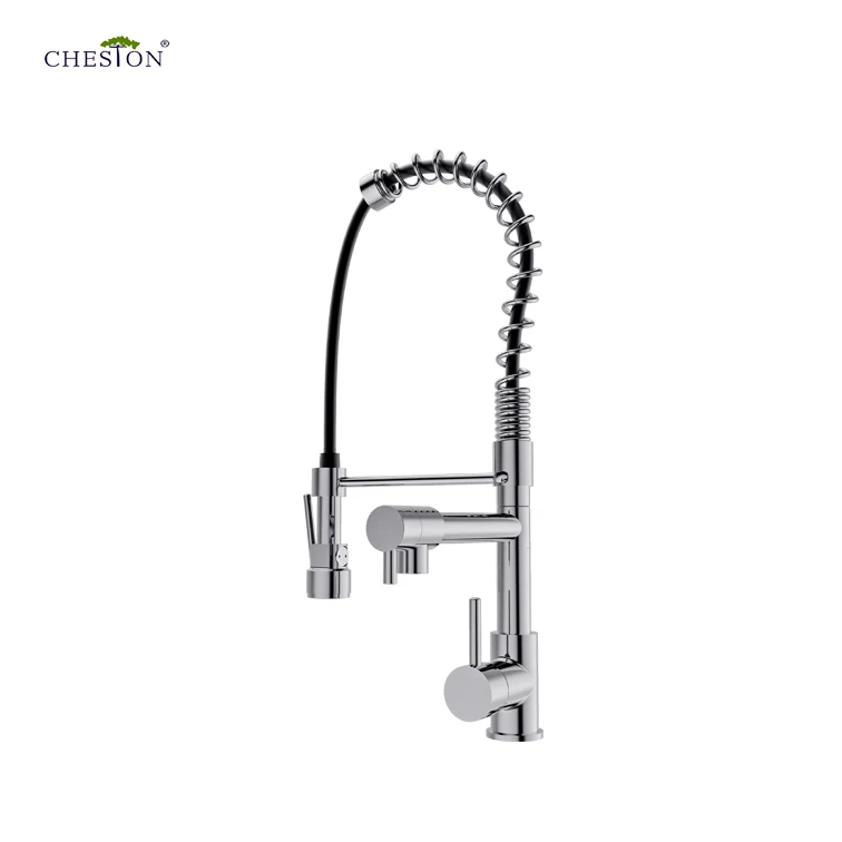 Pull down mixer tap with sprayer modern shower faucet kitchen sink