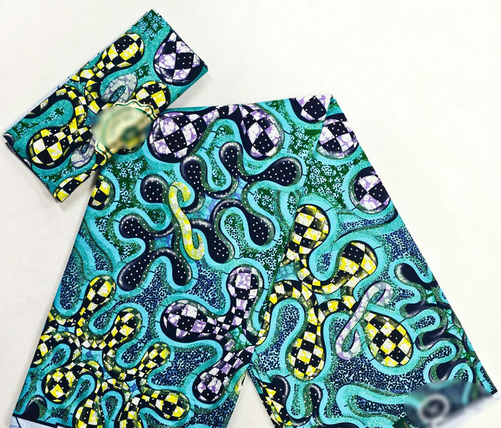 Kain Cetak Lilin Asli Belanda Super Nyaman Terjamin Kualitas Tinggi, Gaun Pagne Belanda Super Mewah Lilin Asli 100% Katun Berhias Batu