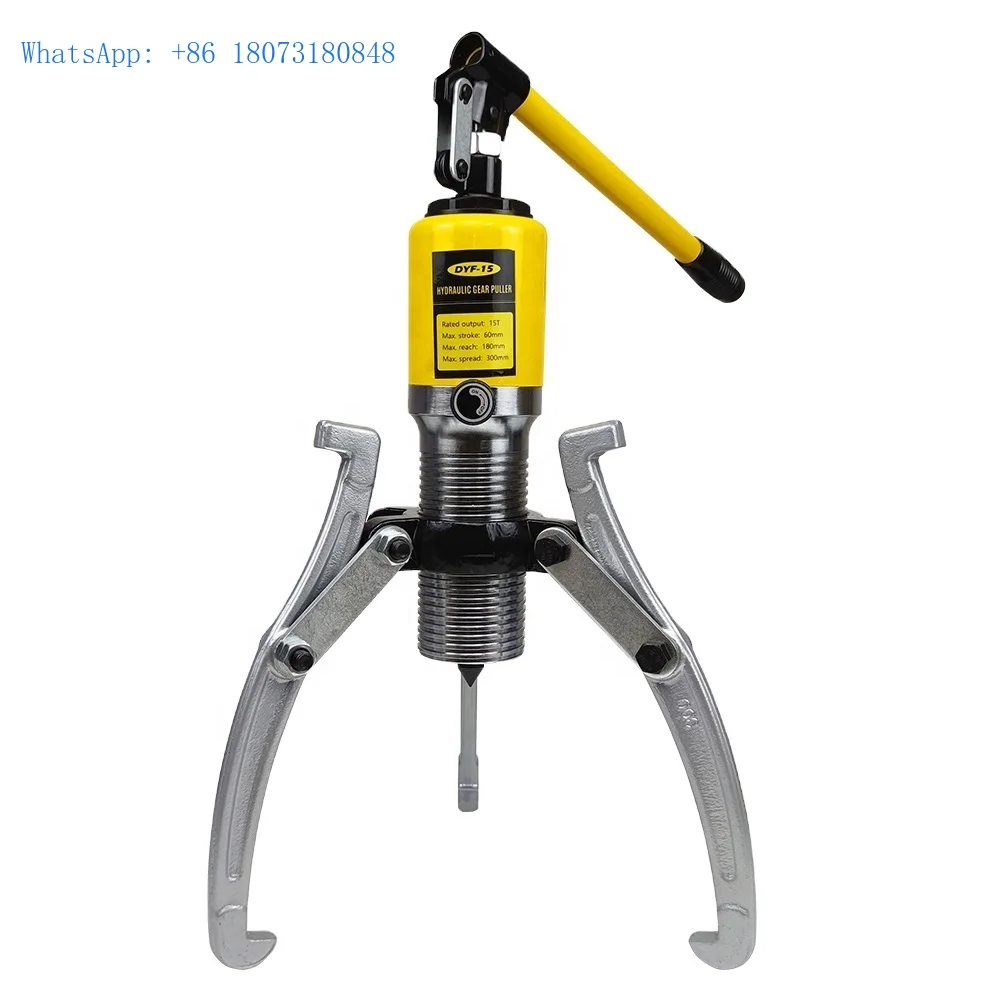 

DYF-15 15Ton Hydraulic Gear Wheel Bearing Puller Separator Tool Adjustable Two Three Jaws With Portable Box for Repair Shop