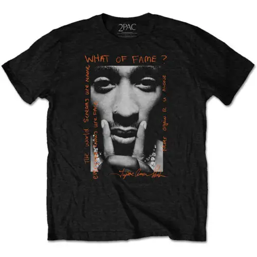 Tupac What Of Fame? Official Tee T-Shirt Mens Unisex