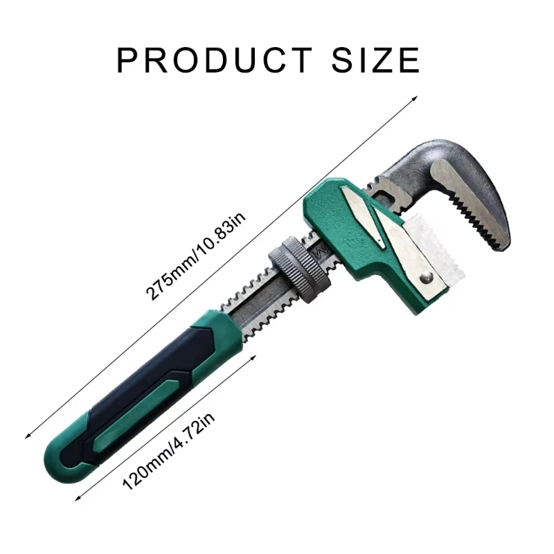 Multipurpose Quick Universal Household Small Pipe Wrench Large Opening DIY Grade Tools for Water Heating OEM Customized Support