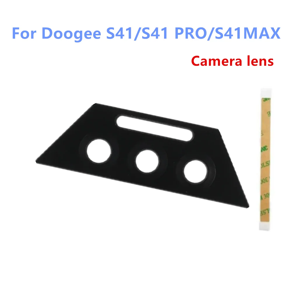 New Original For DOOGEE S41/S41 PRO/S41 MAX Cell Phone Back Rear Main Camera Lens Glass Cover Parts With Adheisive Tpae