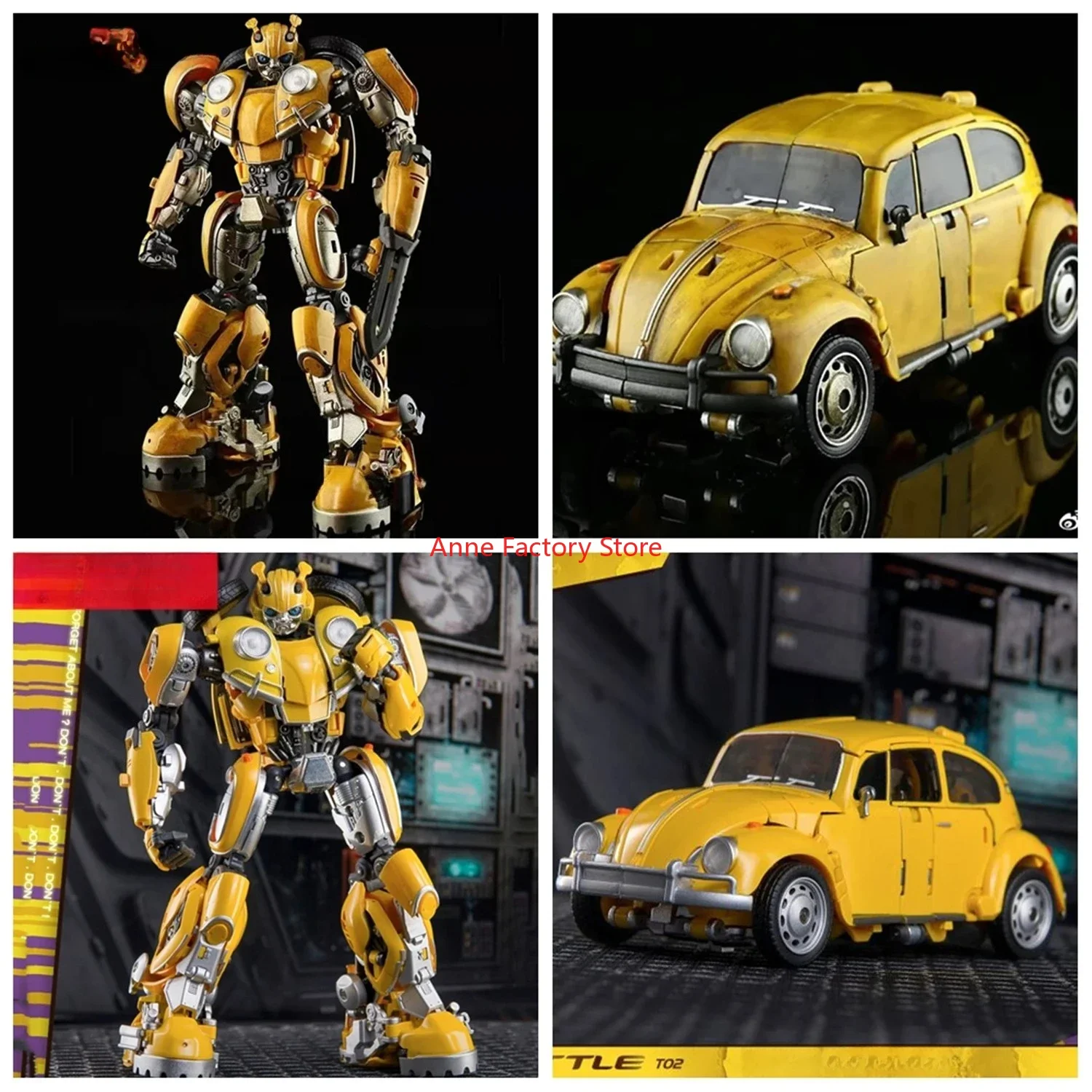 Auf Lager Transcraft TC-02 BEE Neueste Version Battle Damage Old Painted Version MPM Transformation Diagram