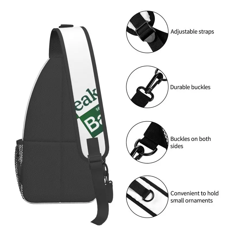 Mochila de hombro informal para hombre, bandolera de hombro para ciclismo, Camping, Breaking Bad