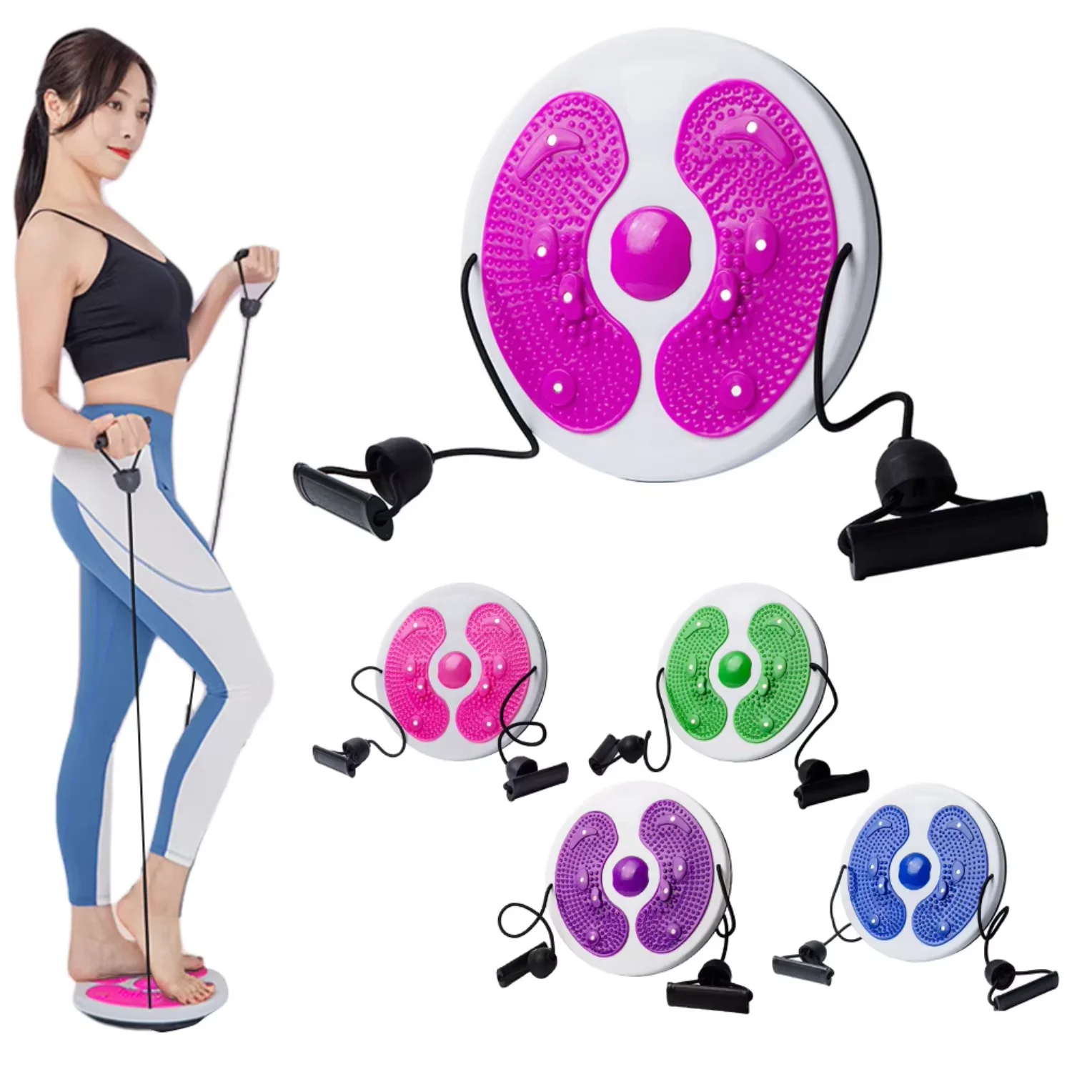 

Turntable Twist Board Magnet Wobble Board Adults Abs Waist Twisting Disc Legs Buttocks Exercise