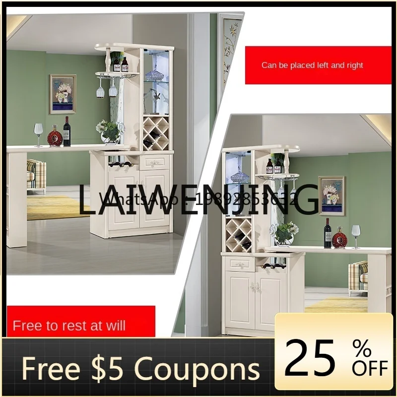 

JJ2 European-style living room partition bar counter multi-functional dining room wall storage wine cabinet integrated entrance