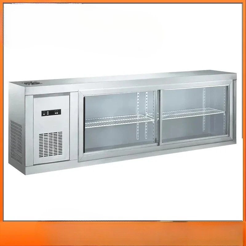 ZH Wall-Mounted Air-Cooled Refrigerated Cabinet Embedded Refrigerator Commercial Refrigerated Fresh-Keeping Display Cabinet