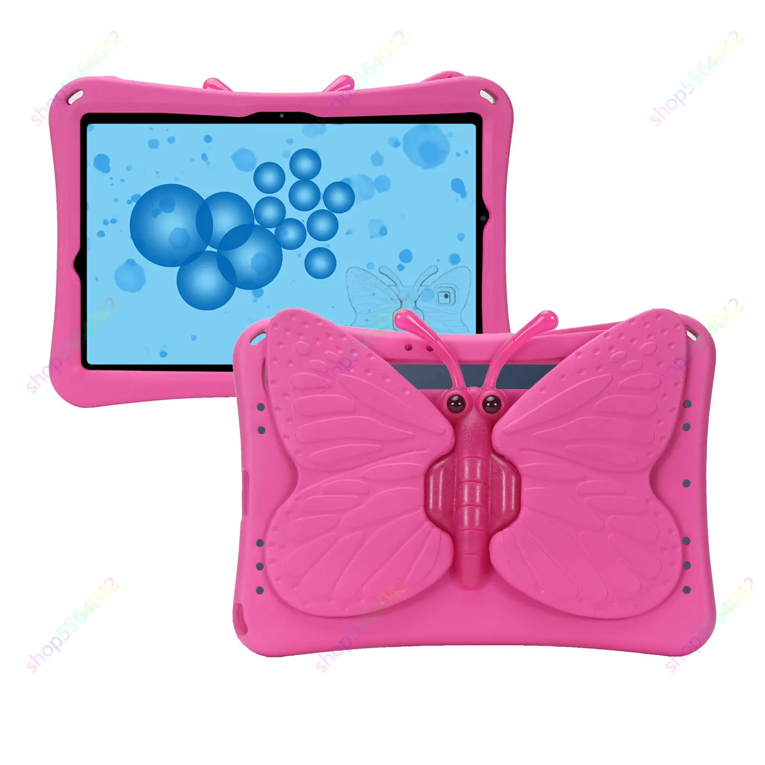 Cute Cartoon Butterfly Case for Samsung Galaxy Tab A9 8.7 Inch SM-X110 A7 Lite 8.7 T220 A9 Plus 11'' Safe EAV Tablet Stand Cover