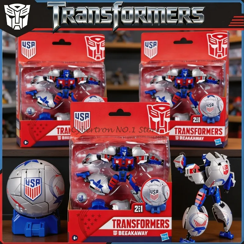 

Transformer Toy Deformation Robot 2026 USA FIFA World Cup Football Optimus Prime Collectible Action Figures Soccer Model Gift