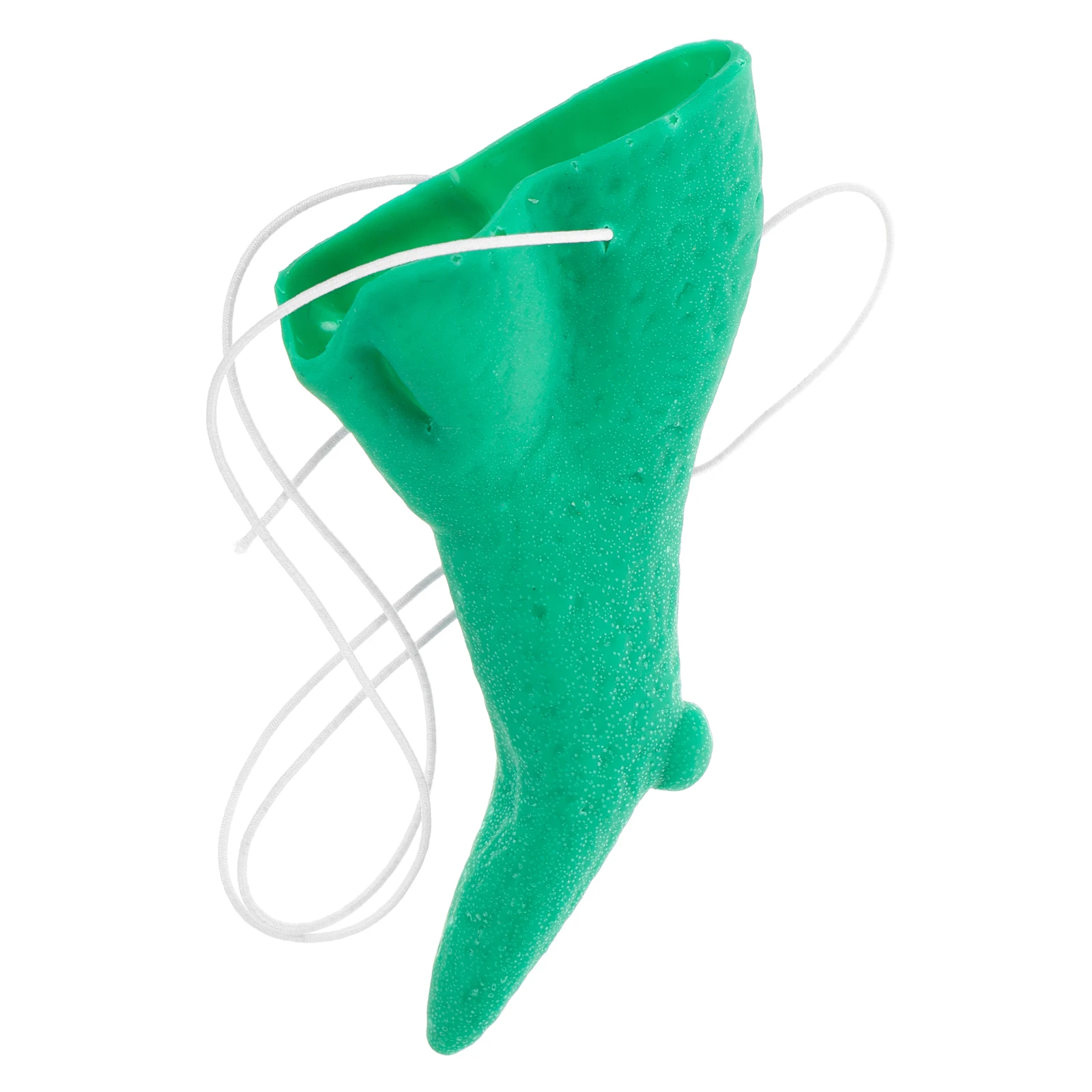 

Witch Nose Props Vinyl Long Green Nose for Halloween Costume Party Decorative Witch Dress Up Reusable Cosplay Supplies