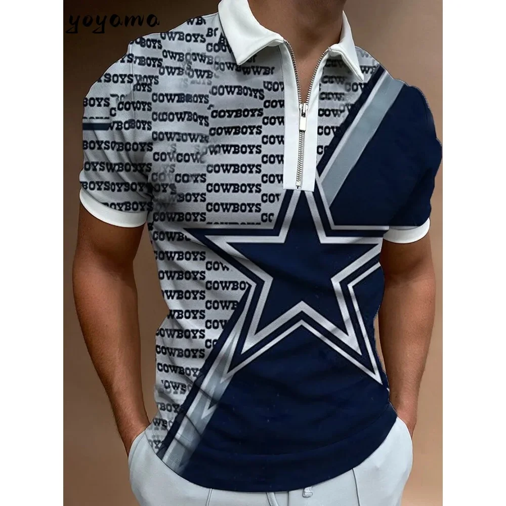 

Men's Polo Shirt Fashion 3D Printed Breathable Men's Top Trendy Versatile Men's Polo Short Sleeved Casual Sports Men's Clothing