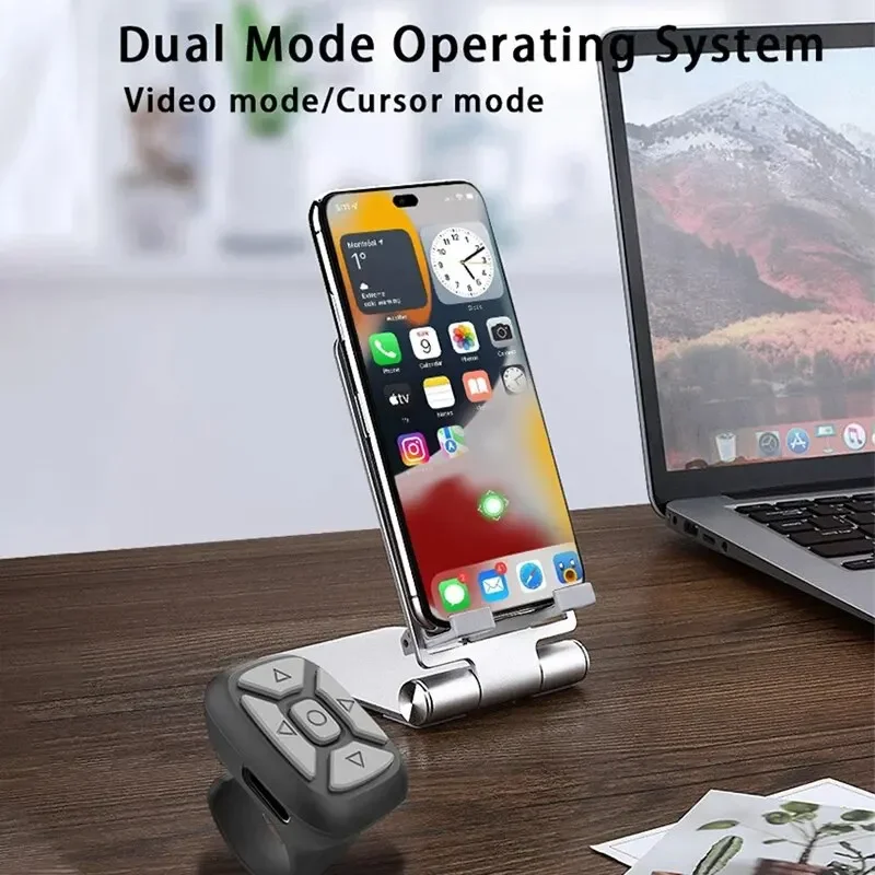 Wireless Bluetooth Mobile Selfie Lazy Instant Music Video Remote Control Ring Mobile Phone Bluetooth Controller For Xiaomi Apple image 6